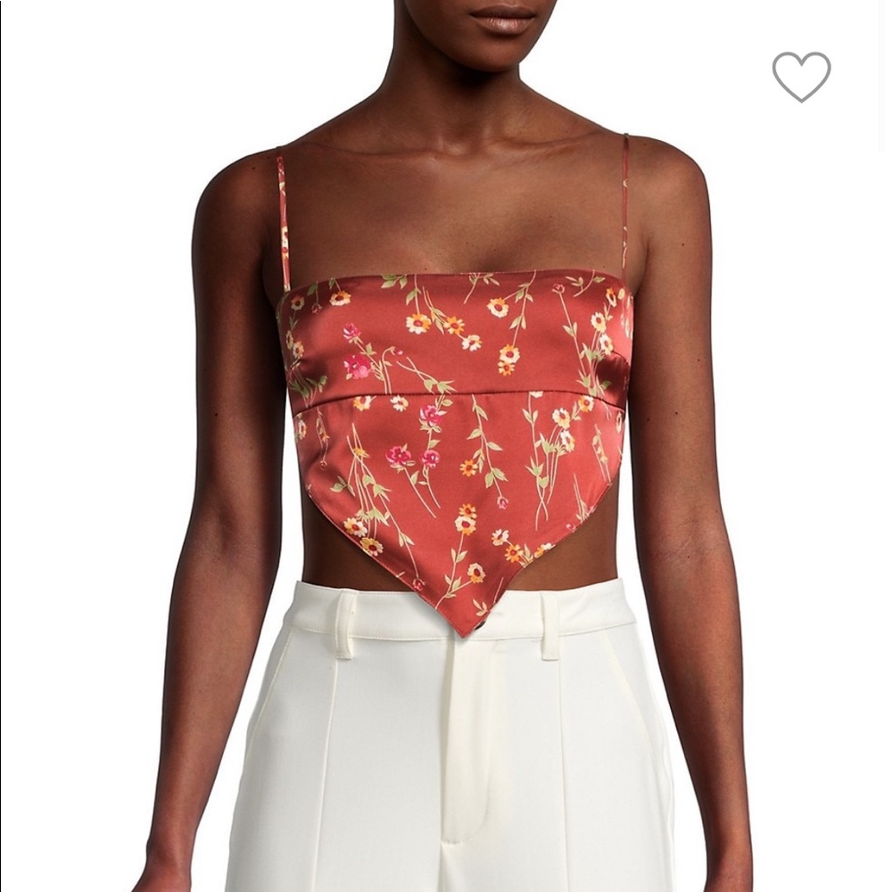 Bandana Roses and Daisies Top